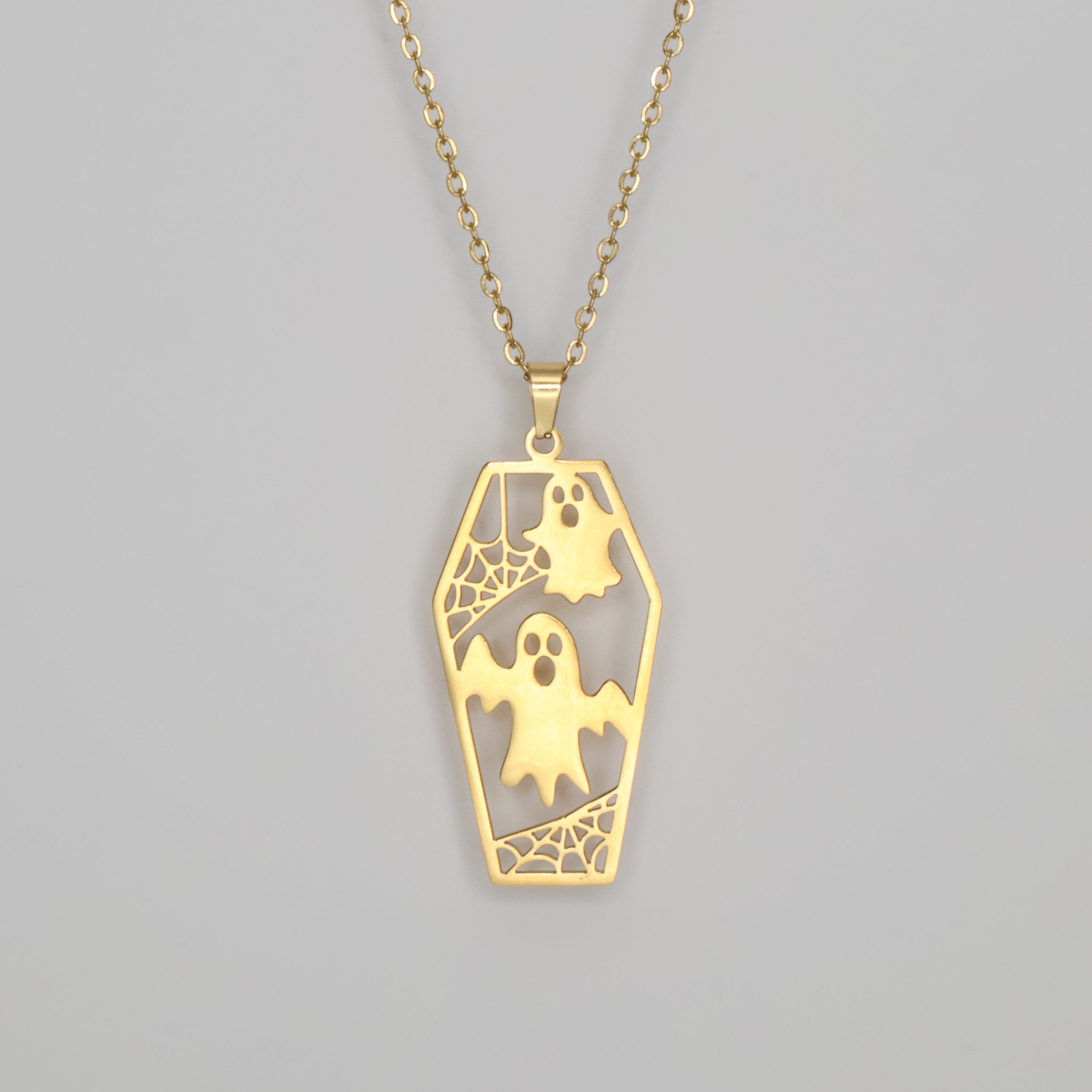 Phantom Coffin Necklace (Gold)