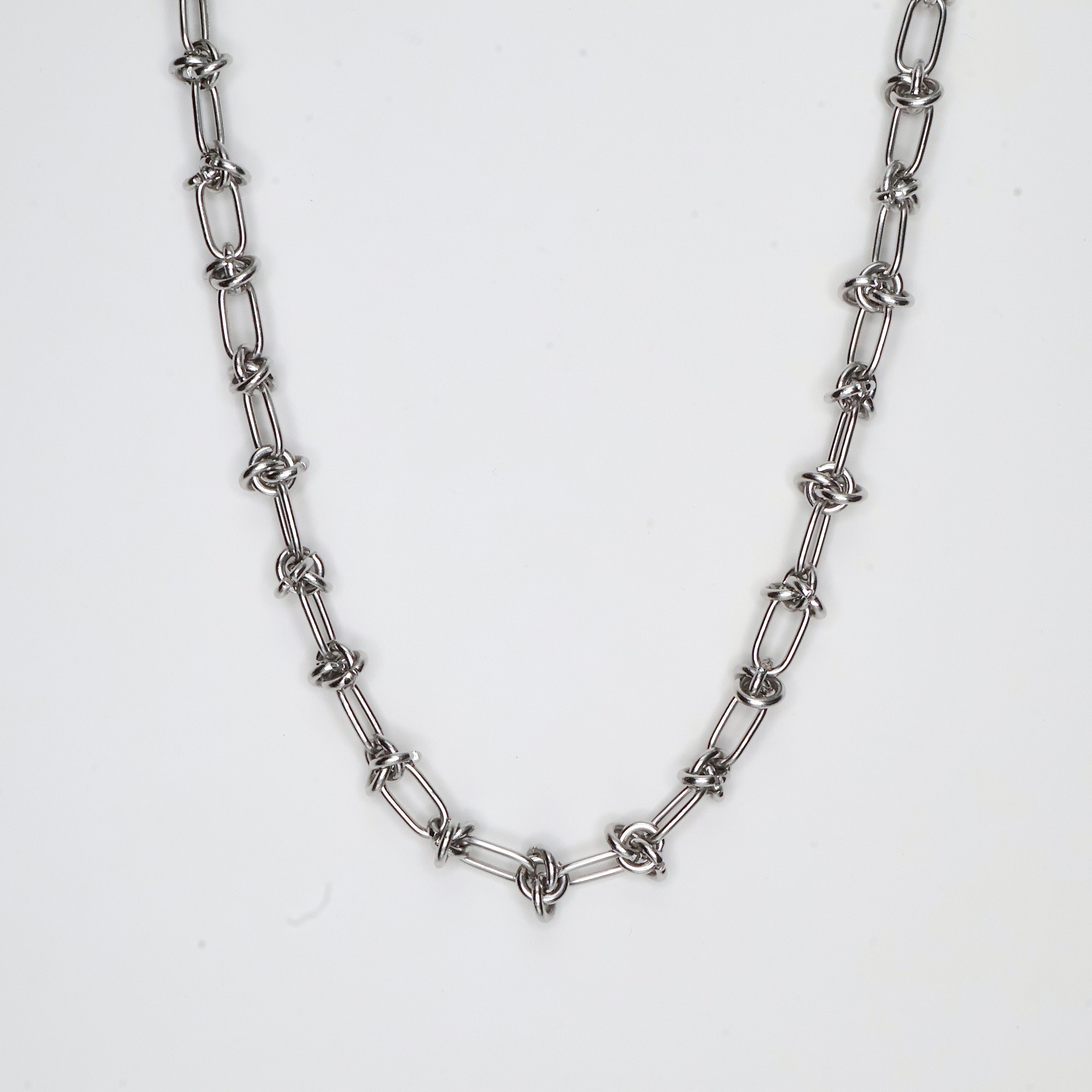 Twisted Steel Chain (Silver)