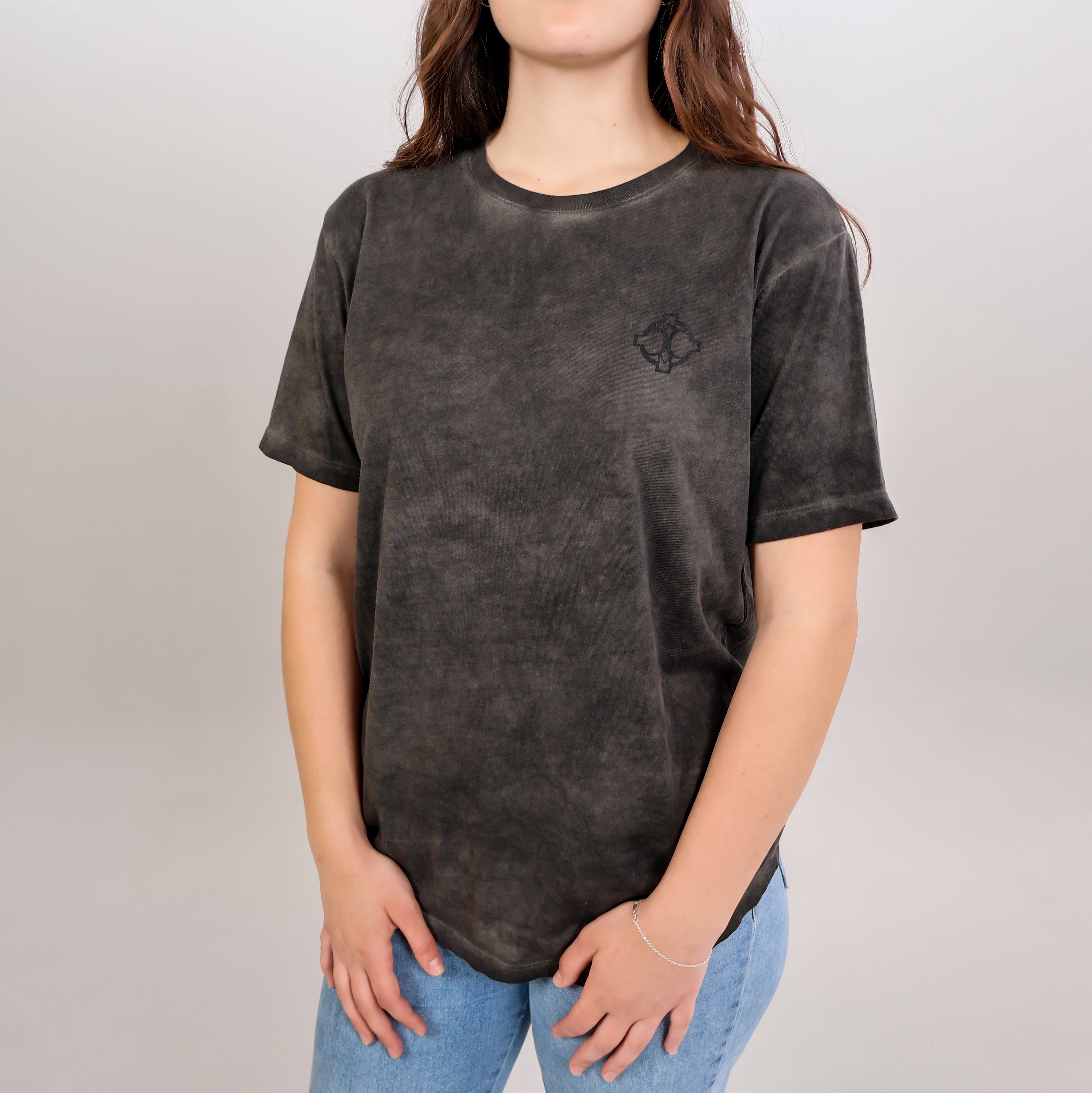 Charming Misfit Acid Wash Tee