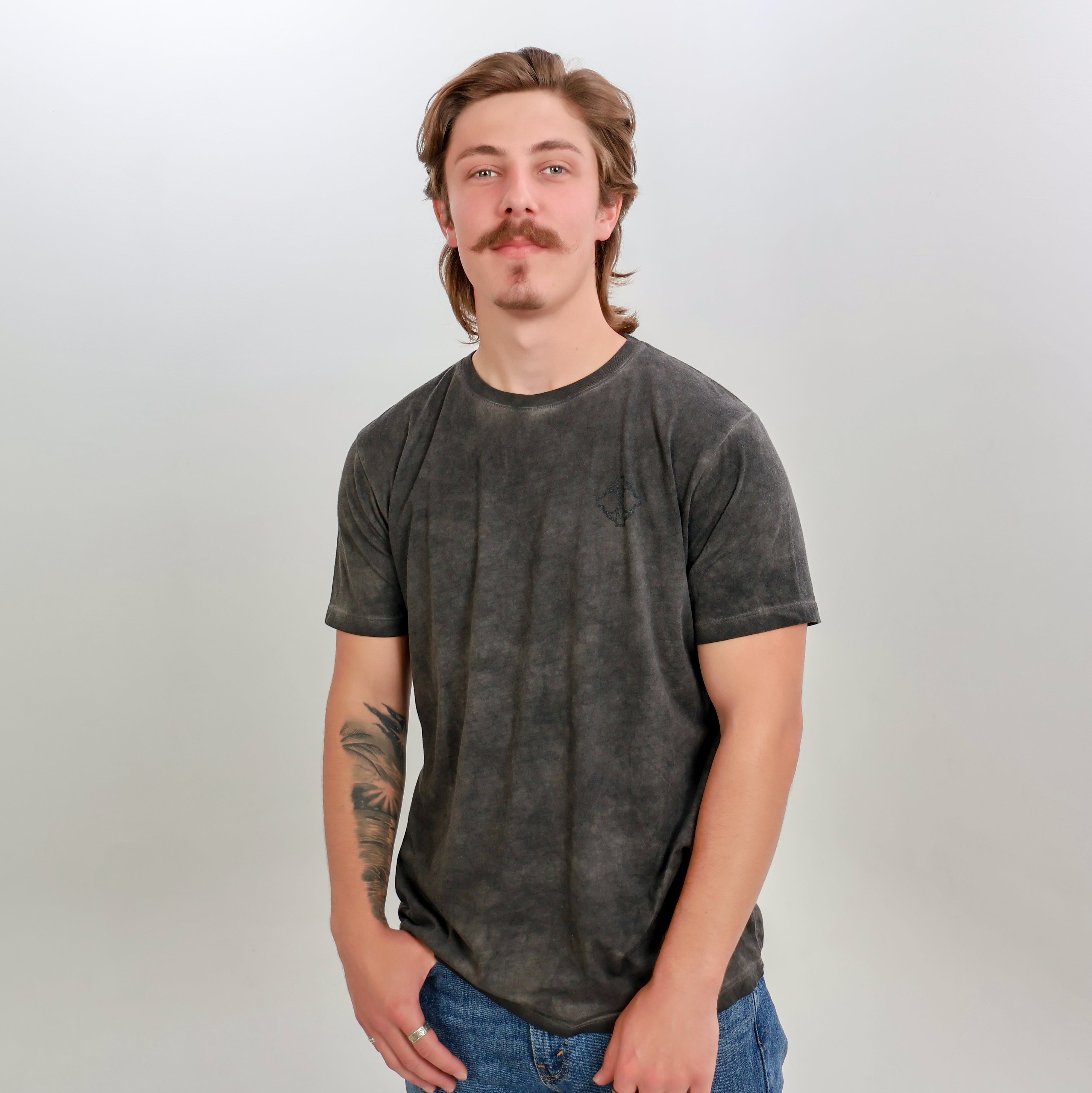 Charming Misfit Acid Wash Tee