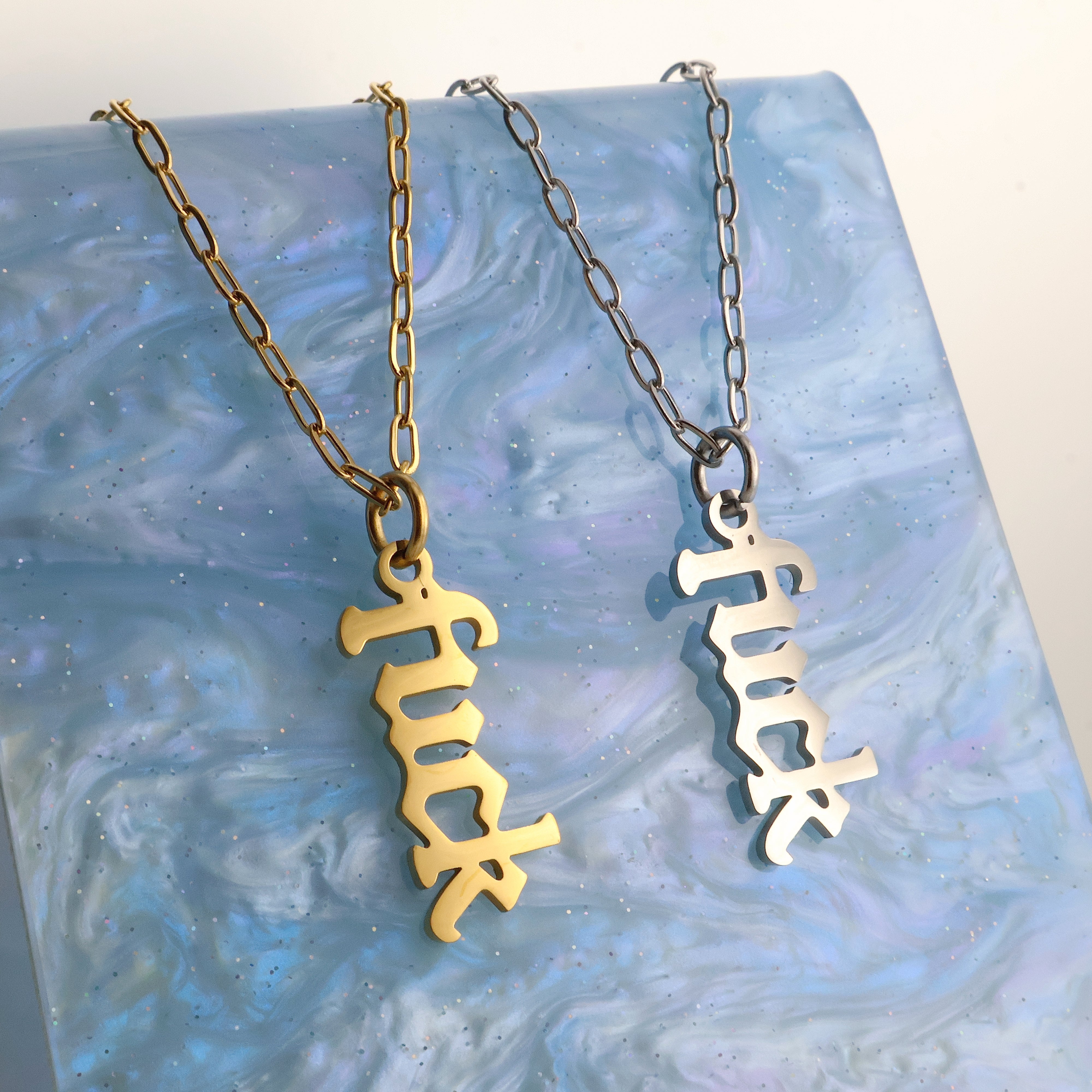 Fuck Necklace (Gold)
