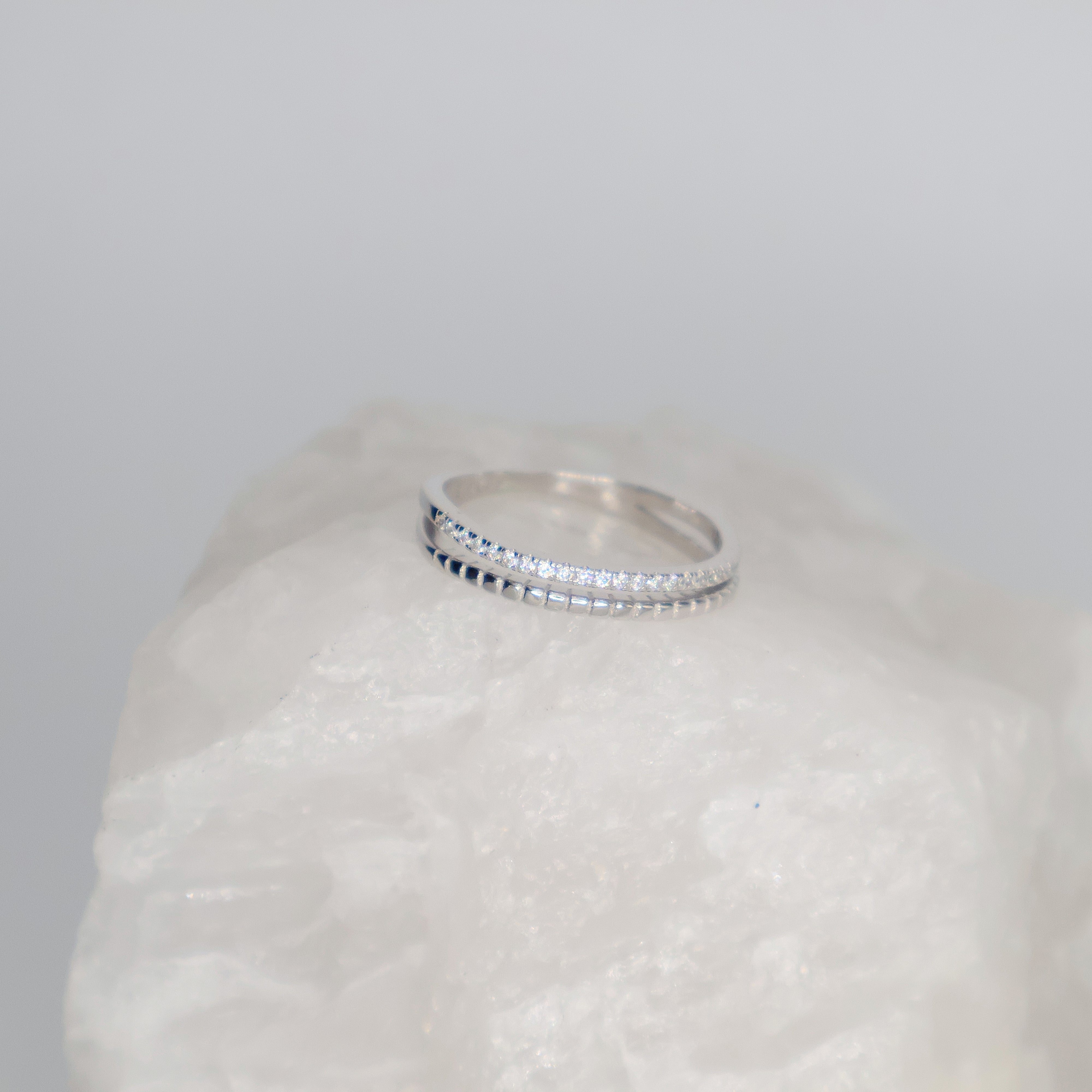 Double Layered Ring (Sterling Silver)