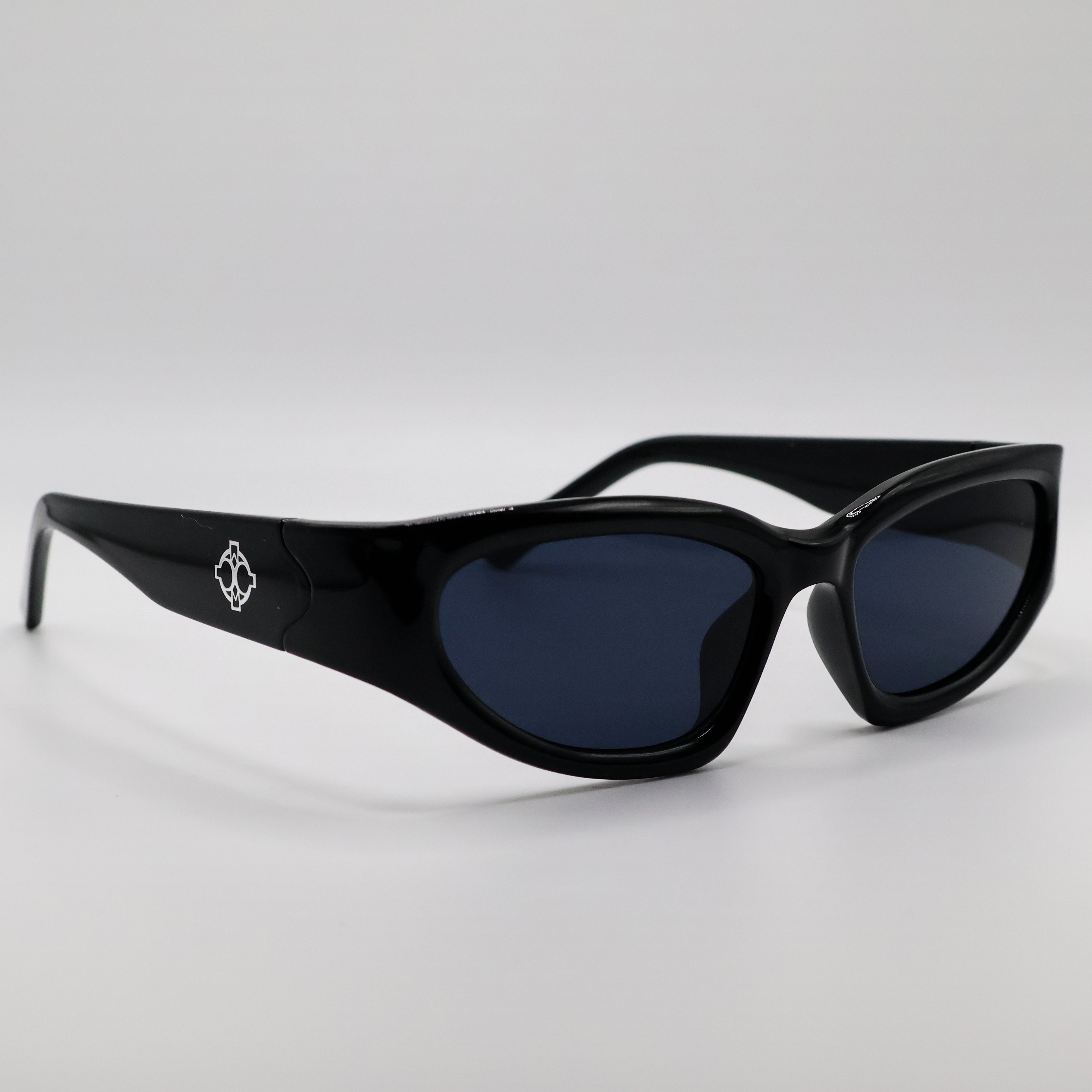 Black Oval Sunglasses