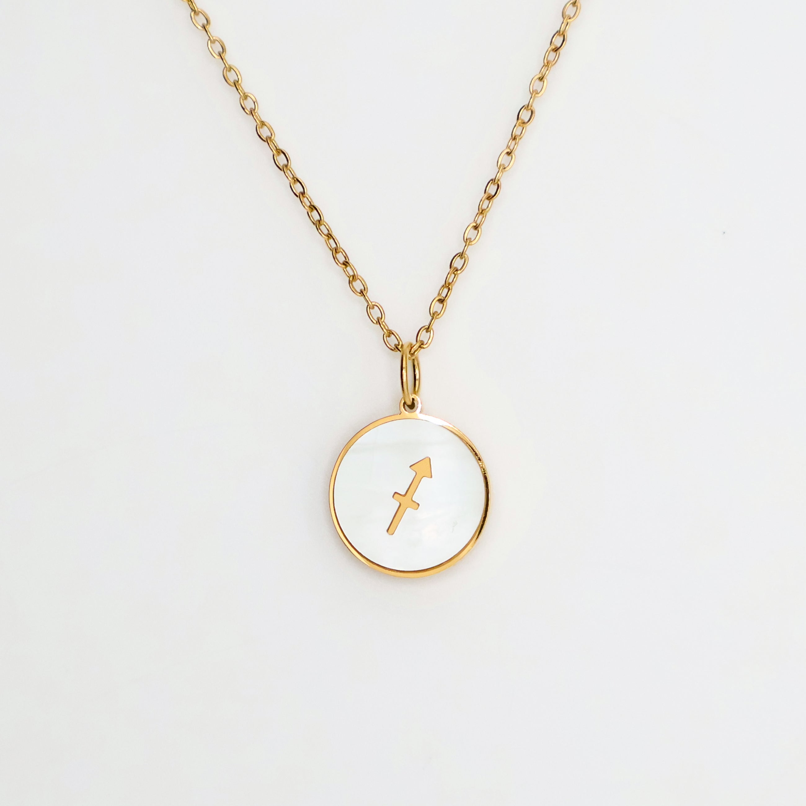 Zodiac Opal Necklace (Gold)