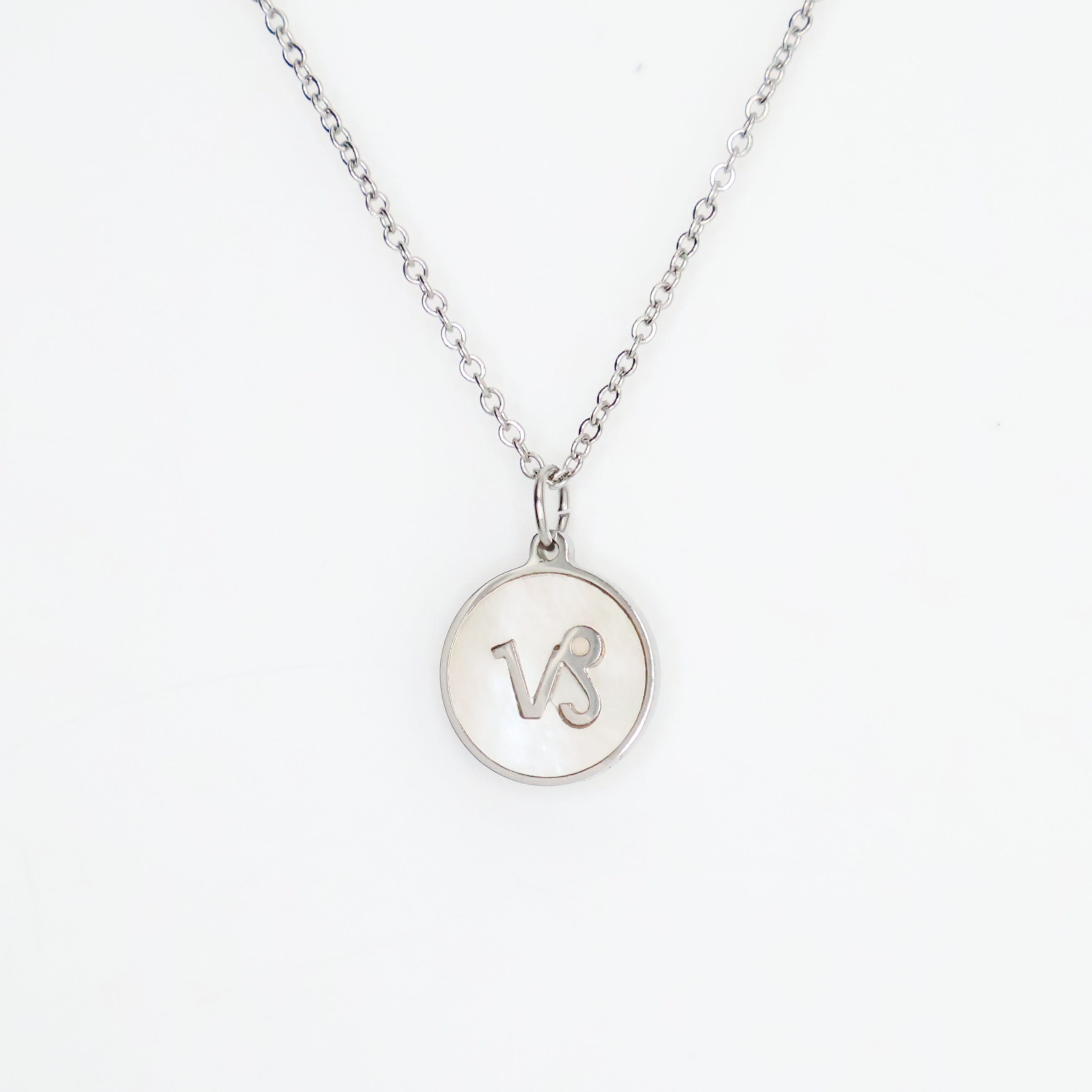 Zodiac Opal Necklace (Silver)