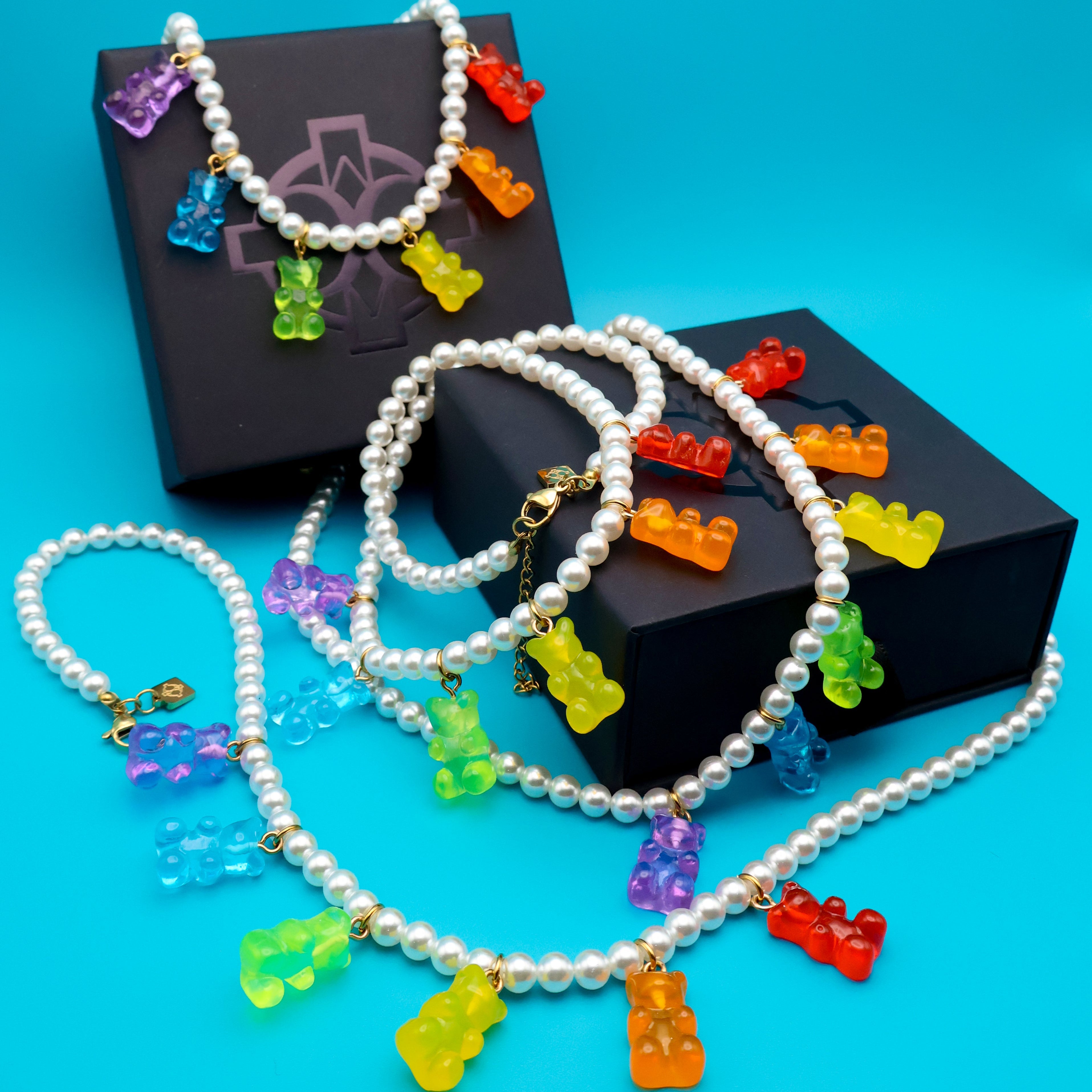 Gummy Bear Pearl Necklace
