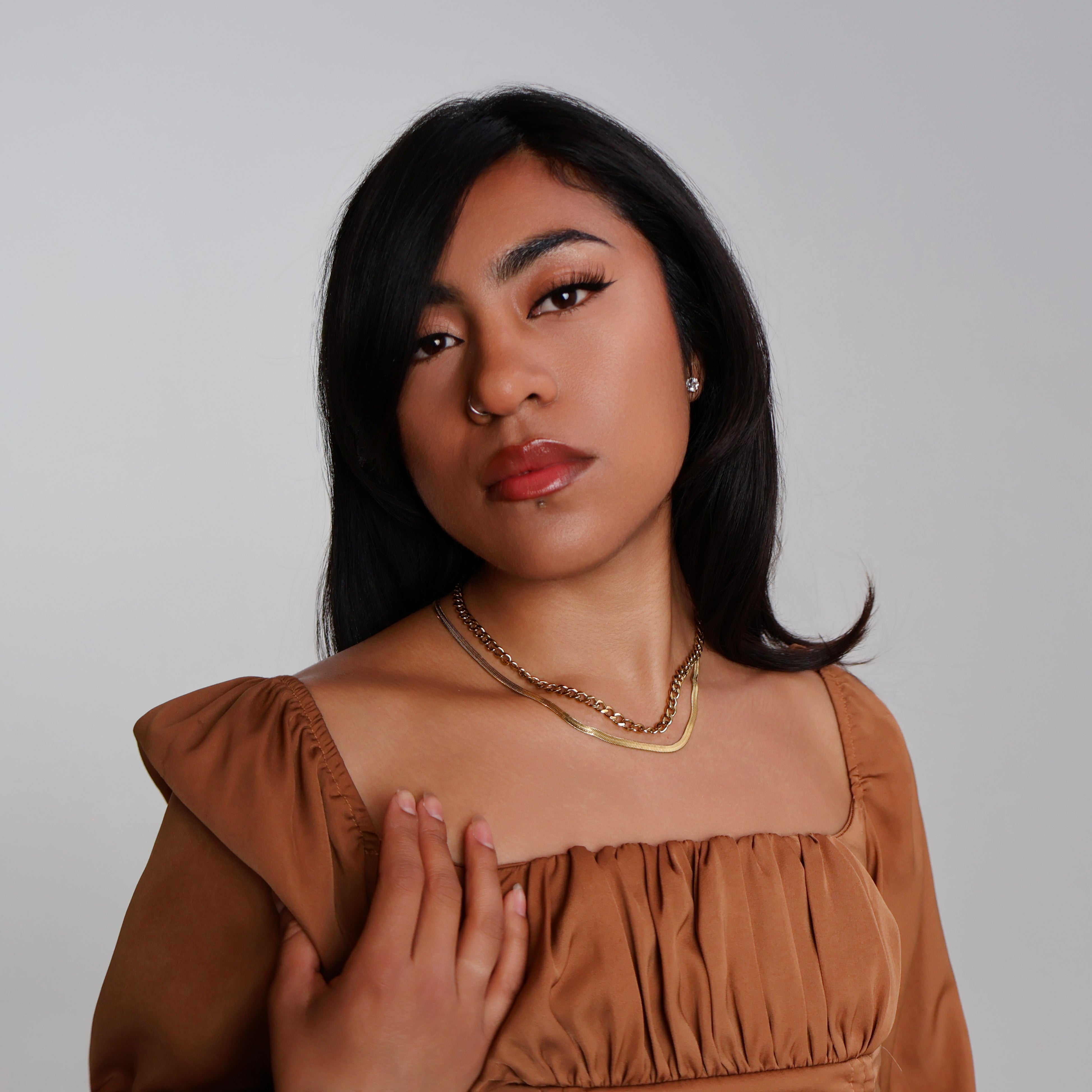 Double Layer Luxe Necklace (Gold)
